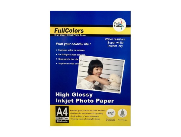 FullColors A4 230g/m2 High Glossy