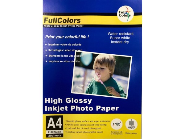 FullColors A5 180g/m2 Glossy
