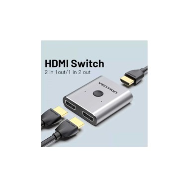 Vention AFUH0 2-Port HDMI Bi-Direction Switcher